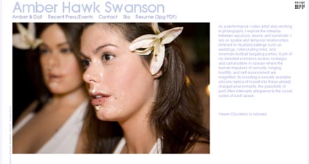 Amber Hawk Swanson’s website