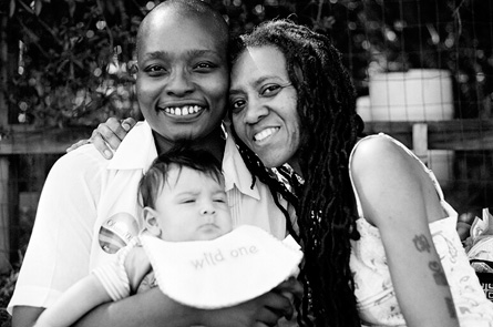 'Lesbian Family Portrait', photo by Sherley Camille Olopherne