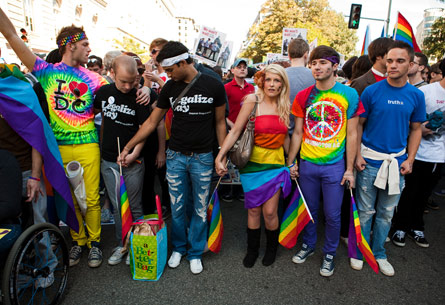 Gay youths band together, photo by Silvia Ros