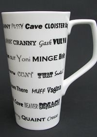 Pussy Portfolio Mug by Jan Morley, UK