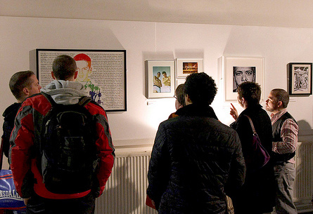 Exhibition view, photo from the opening of GFEST 2010 visual arts exhibition. 