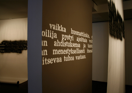 Text about Juvonen and Olsson, Installation by Laura Lilja, 2010-11
