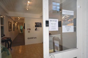 Installation view: 1st Annual QUEER’ists Art Exhibition at FOTOFILIA ©2011Marta Kochanek