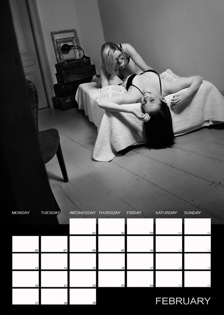 February, L-CALENDAR 2012. Photo by Cristina de la Madera