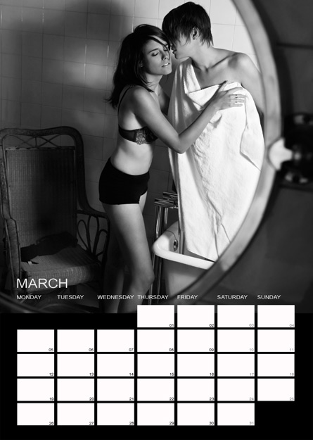 March, L-CALENDAR 2012. Photo by Cristina de la Madera