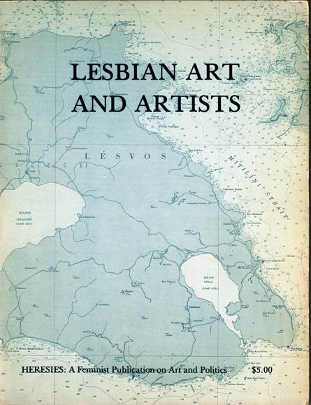 Cover of Heresies - Lesbian Art and Artists - courtesy of Harmony Hammond