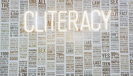 Cliteracy by Sophia Wallace, 2012