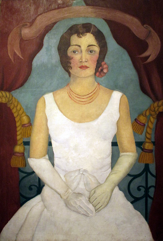 Lady in White by Frida Kahlo