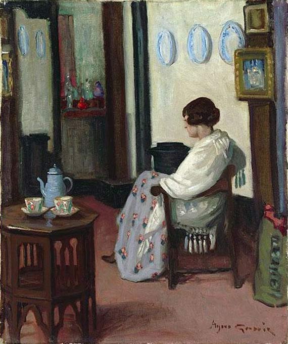 Painting by Agnes Goodsir