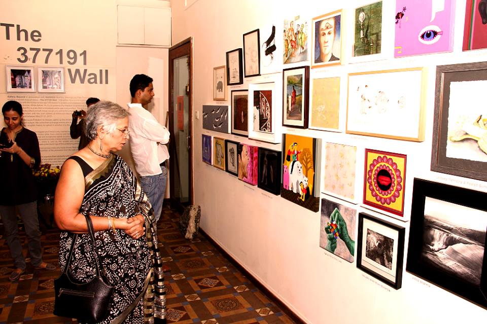 The 377191 Wall exhibition i Mumbai 2015