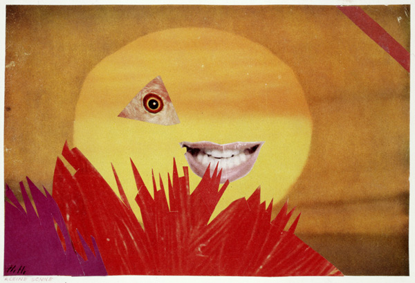 Kleine Sonne by Hannah Höch, 1969