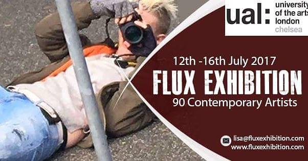 Suzie Pindar . Flux Exhibition invitation