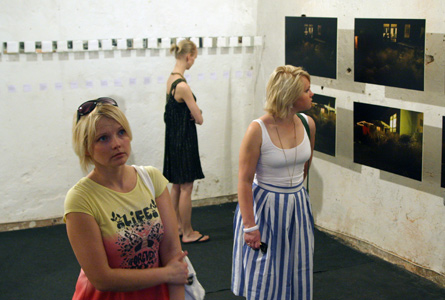 Installation view form the queer art show 'Family', Tallin, Estonia June 2011