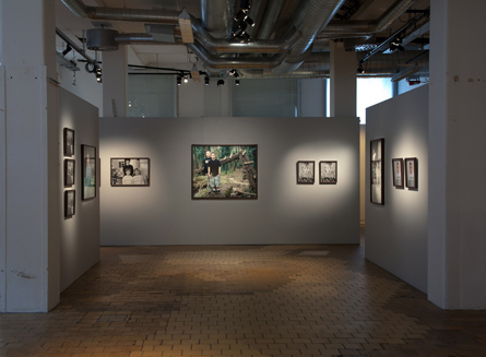 Installation view from The Boy & The Twins by Åsa Johannesson, Fotogalleriet [format], Malmö, Sweden, 2011