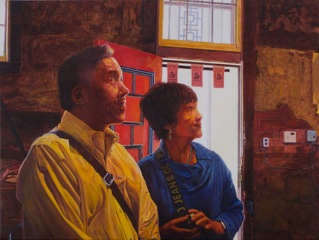 The Oracle Room, painting by Lenore Chinn, 2011