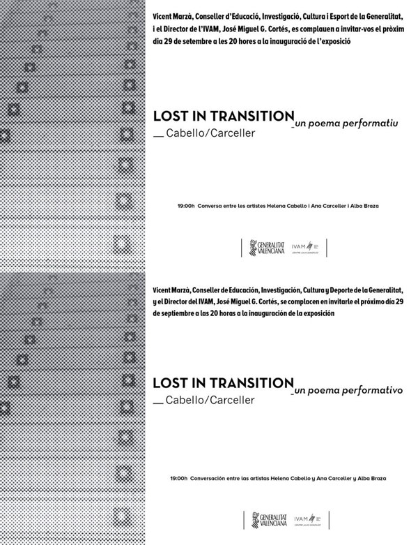 Lost in transition_un poema performativo_Cabello/Carceller