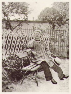 Rosa Bonheur in her garden
