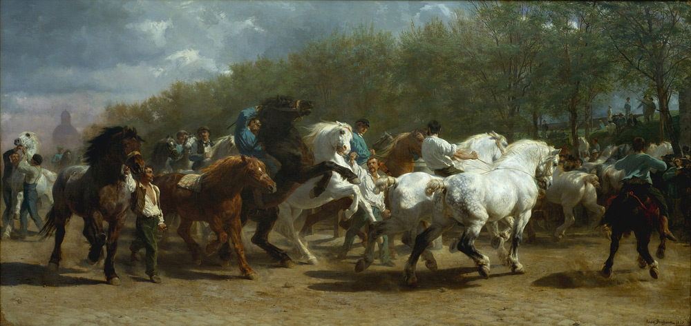 Painting by Rosa Bonheur