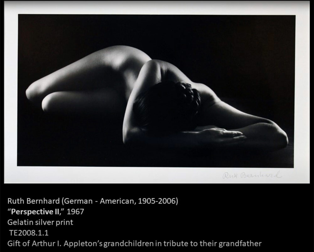 Video still: work by Ruth Bernhard