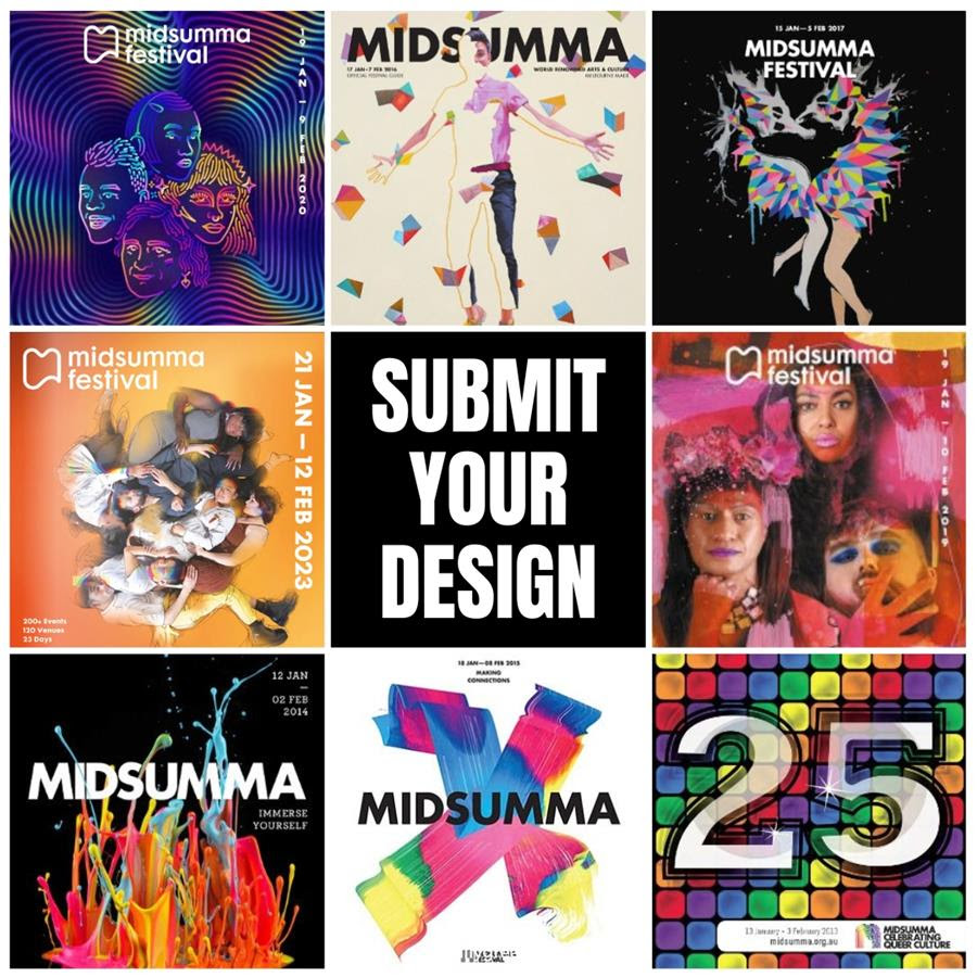 Submit your design for the 2024 Midsumma Cover Art Commission