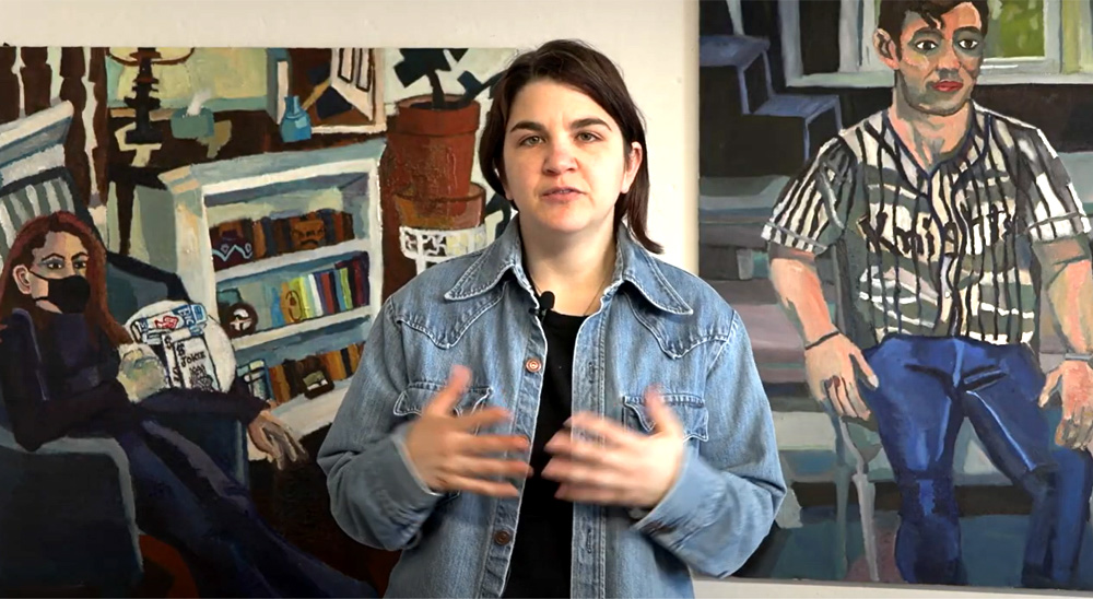 Painter Rachel Kaufmann