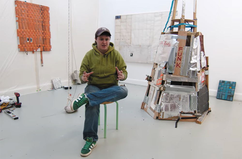 Eva Dixon in her Studio