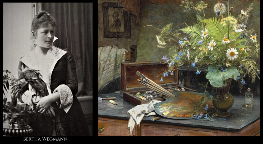 Bertha Wegmann, Danish Portrait Painter Extraordinaire