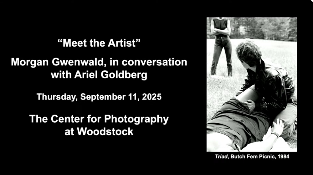 “Meet the Artist” with Morgan Gwenwald, in conversation with Ariel Goldberg (2025)