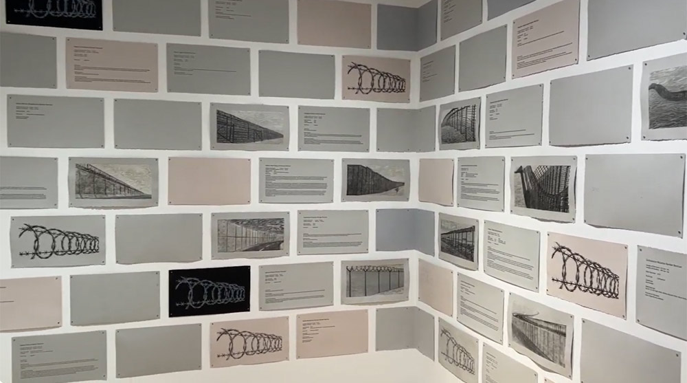 Pamela Dodds Documenting Border Barriers (2022)